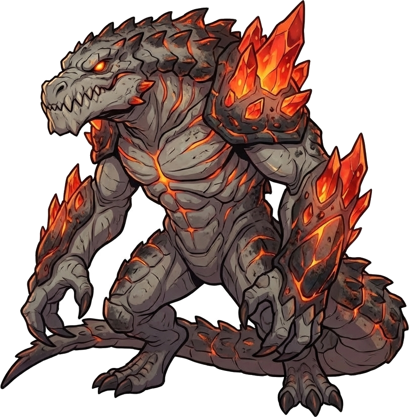 Evolved lizard